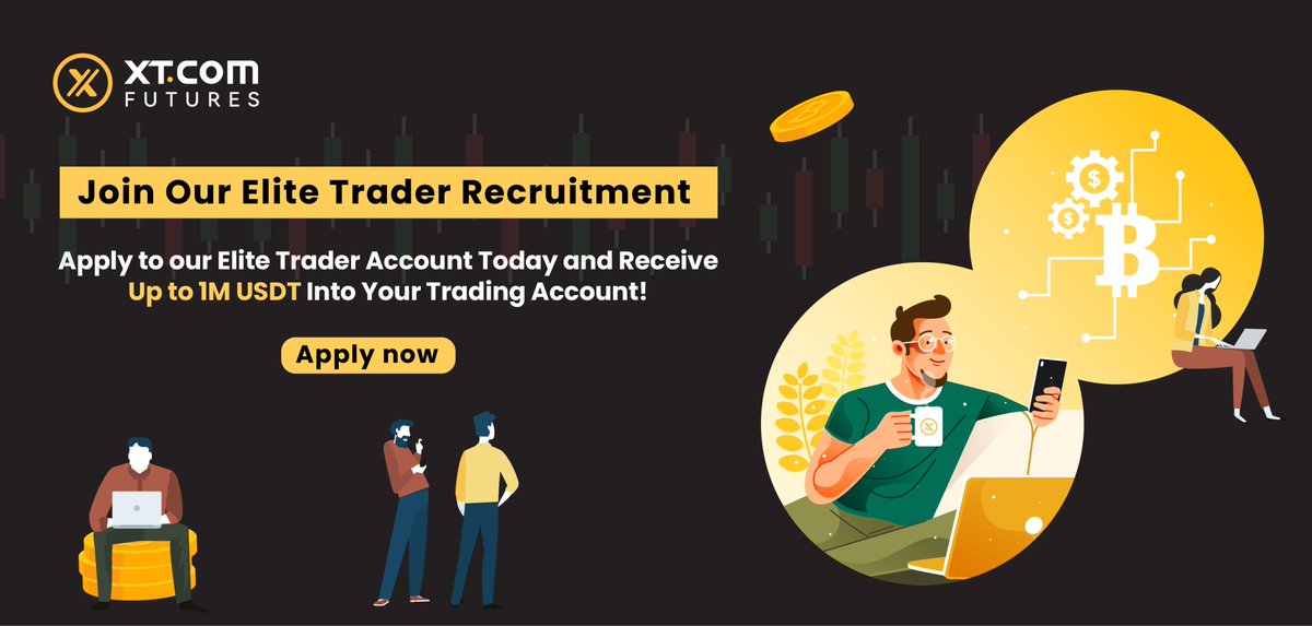 ColeVerage's tweet photo. Recruitment for Elite Trader! 😎

💰 Get up to 1 Million USDT in your trading account by applying to become an Elite Trader today.

To apply 👇
https://t.co/JiOVOgh1Vx

Details ⤵️ 
https://t.co/zZBatBAtwO https://t.co/JHZGEy9D53