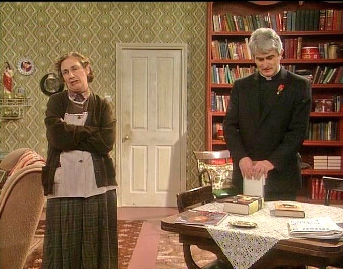 Father Ted Quote of the Day on Twitter ""Bastard this and bastard that. You can't move for the