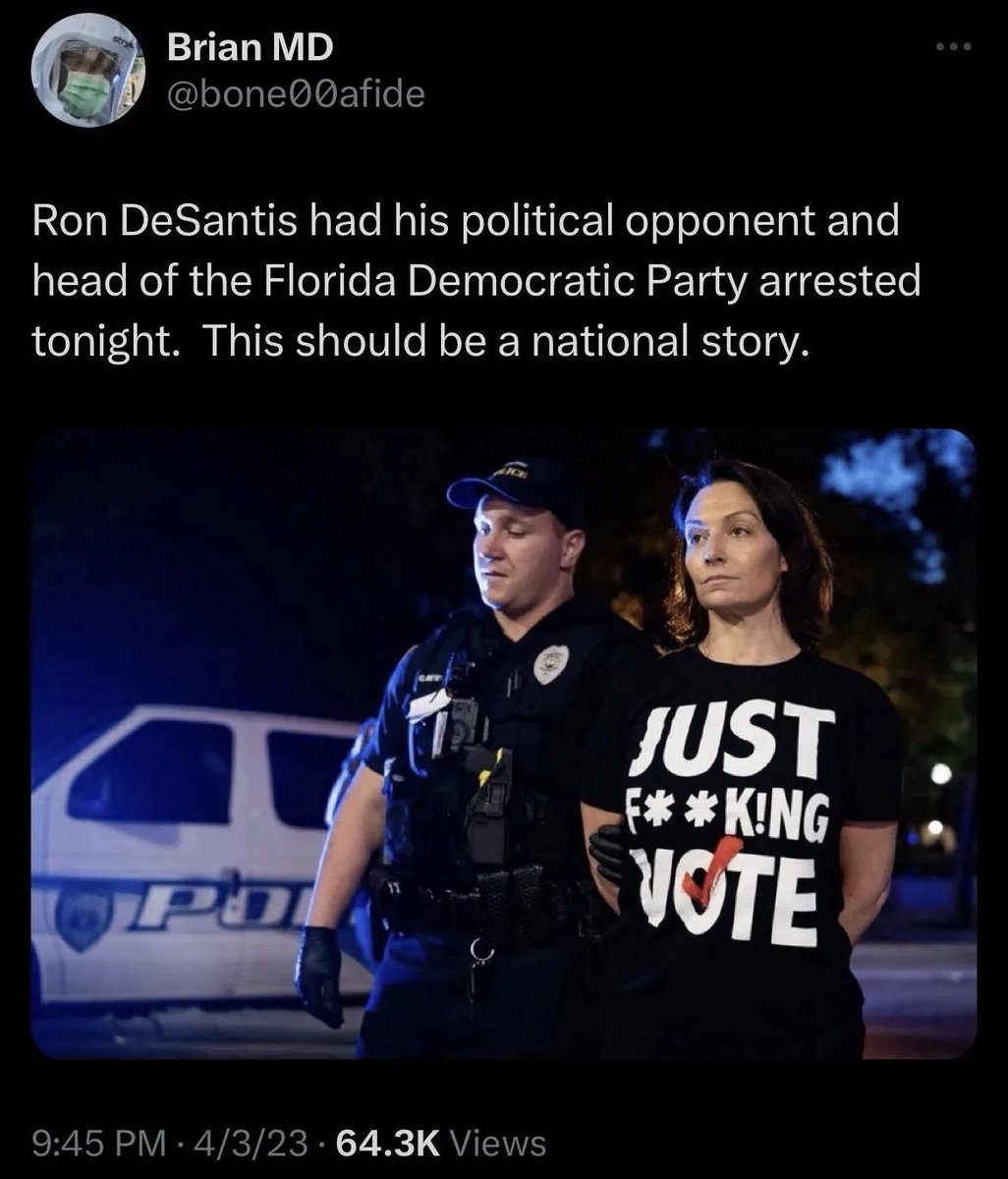 miguerrasanchez's tweet image. What was that about #PoliticalProsecution ??? #Florida