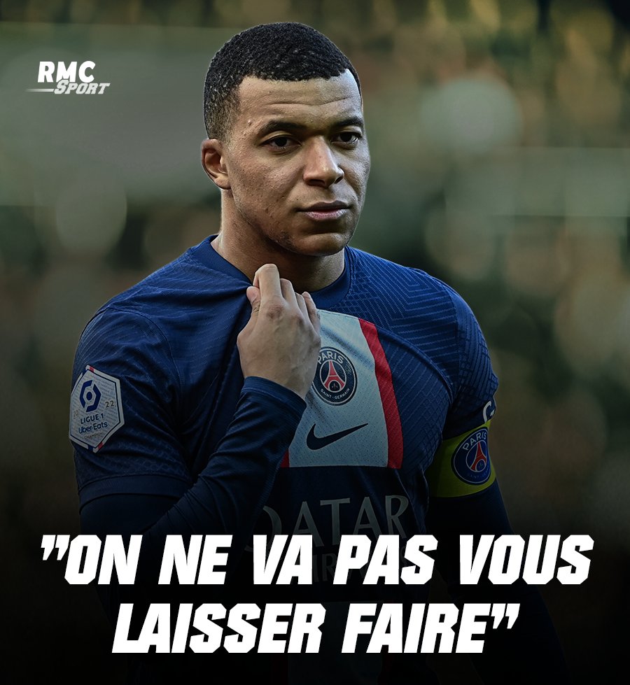 RMCsport's tweet photo. 💬 Mbappé réagit aux insultes racistes contre Lukaku : "2023 et toujours les mêmes problèmes, s'emporte l'attaquant du PSG. Mais on ne va pas vous laisser faire. Tous contre le racisme."

https://t.co/bjnYTpbY2C https://t.co/hNQulnXY76
