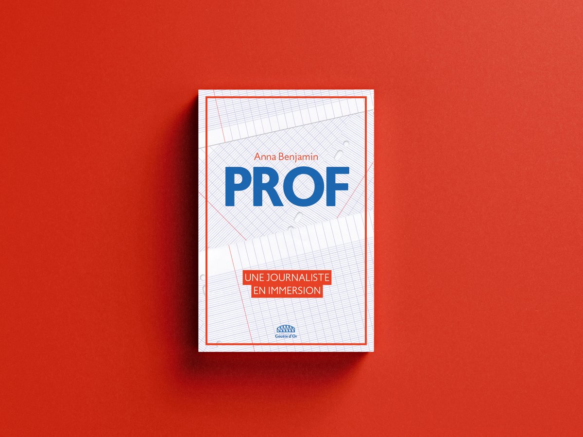 ⚡️NOUVEAU LIVRE⚡️ “Prof - une journaliste en immersion” signé <a href="/AnnaBenjamink/">Anna Benjamin</a> , en librairie le 07.04.23