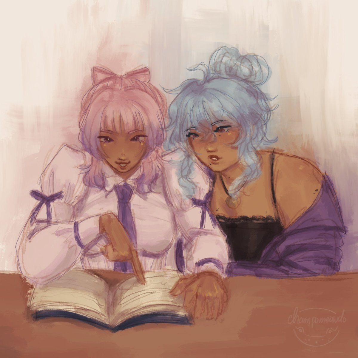 repost because i forgot to put yuyu's moles :(

#ganyu #kokomi #SangonomiyaKokomi