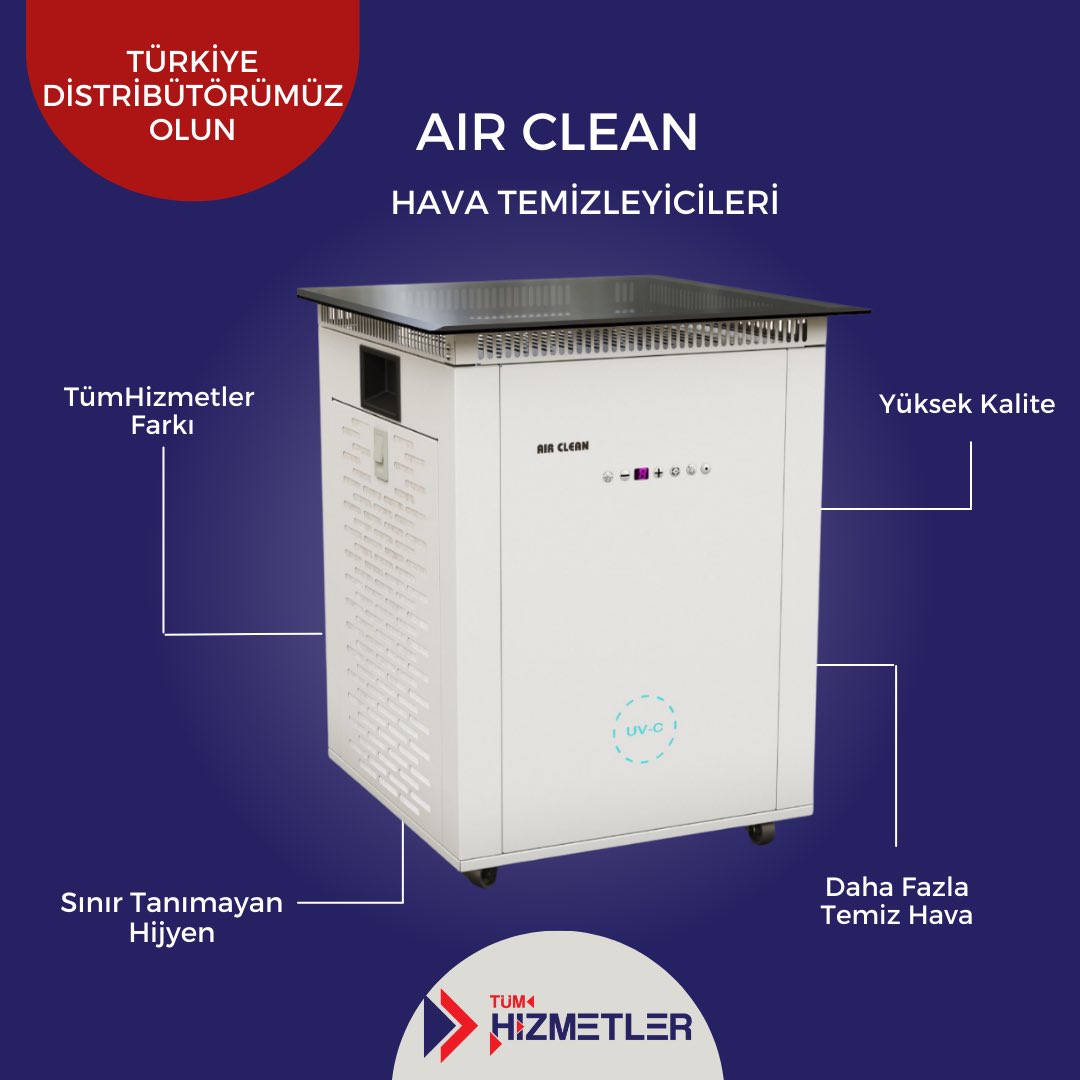 TumHizmetler's tweet image. Bünyemize yeni kattığımız markamız AirClean Hava Temizleyici’lerini sunmaktan gurur duyuyoruz.

Türkiye genelinde sınırlı sayıda vereceğimiz Ana Dağıtıcı ve Bayilik için 0216 462 11 11 numaralı hattı hemen arayın, kazanmaya başlayın☎

#airclean #havatemizleyicisi #tümhizmetler