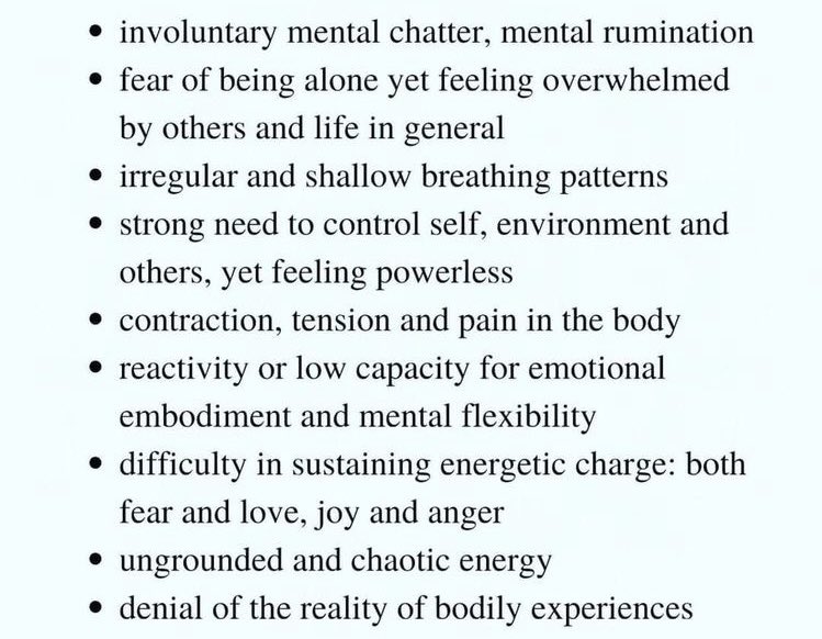 marycriistine's tweet photo. Signs of a dysregulated nervous system. When we experience stressors, we can move into the mobilized and immobilized states. Sometimes we might find ourselves getting stuck in these states longer than we would like, we call this nervous system dysregulation. https://t.co/JswnshTAFz