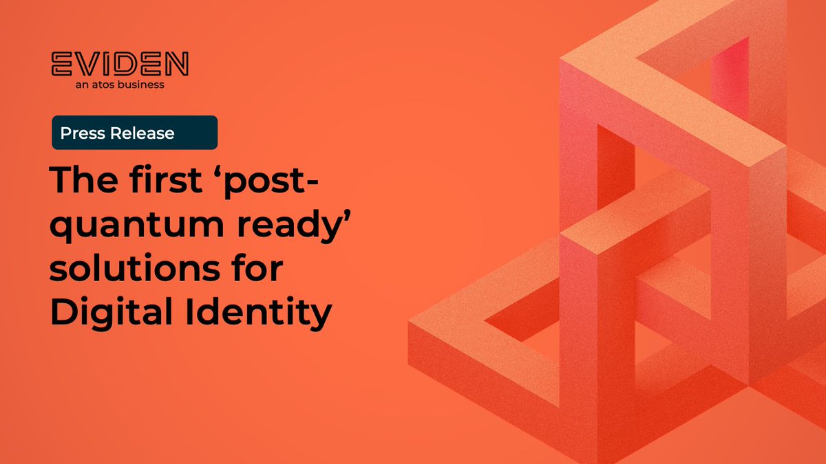 Evidenlive's tweet photo. 🌟 We're proud to unveil the latest evolution of our Digital ID products to be ready for the #postquantum era by the end of the year!
A new milestone to support customers in anticipating the quantum revolution while remaining digitally secure ➡️ https://t.co/glXnEQoC0M
#FIC2023 https://t.co/zcAJVpd964