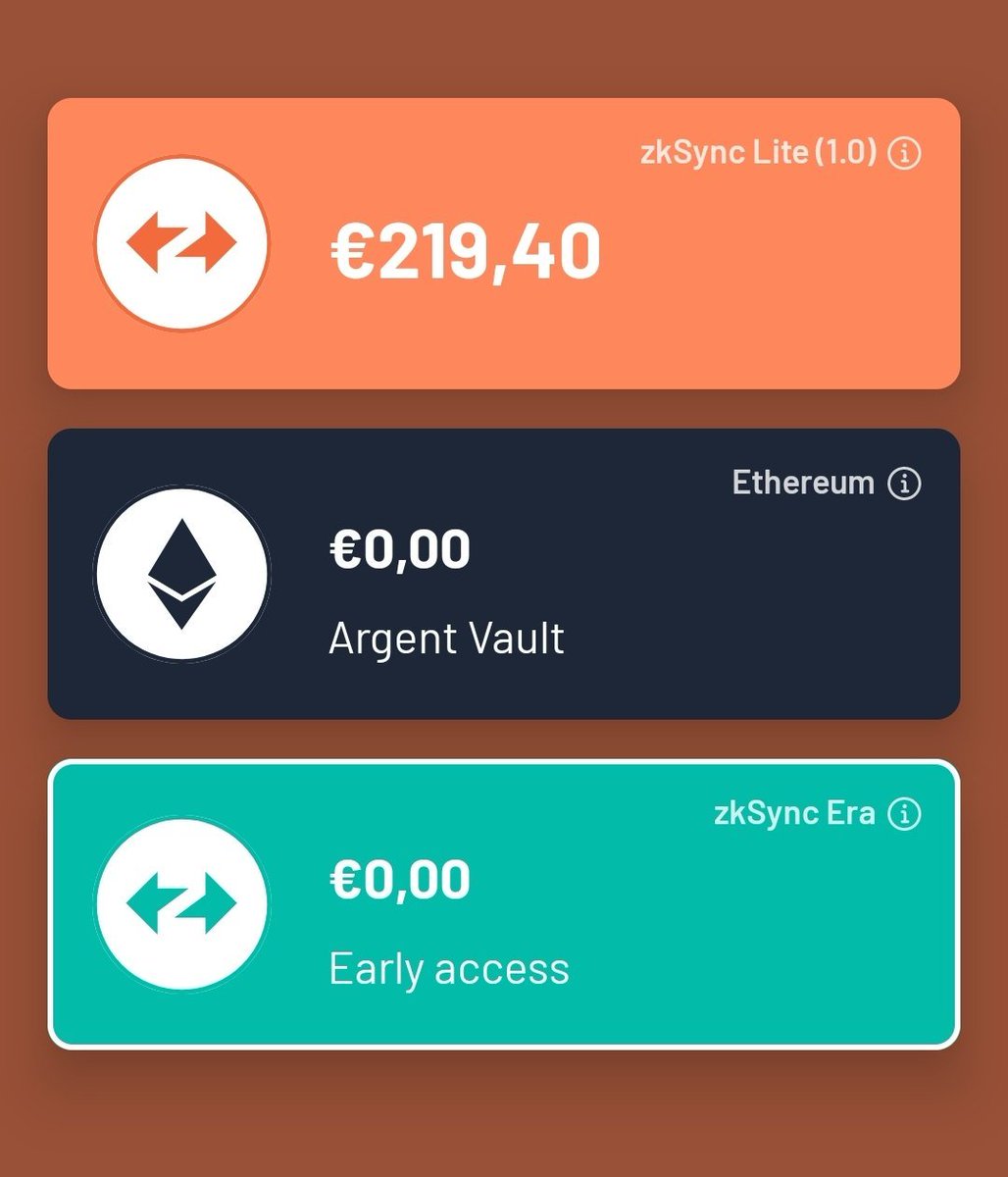 Best practice is @argentHQ wallet. Even Vitalik supports it 🤝 👀 @zksync - Time for a new Era∎