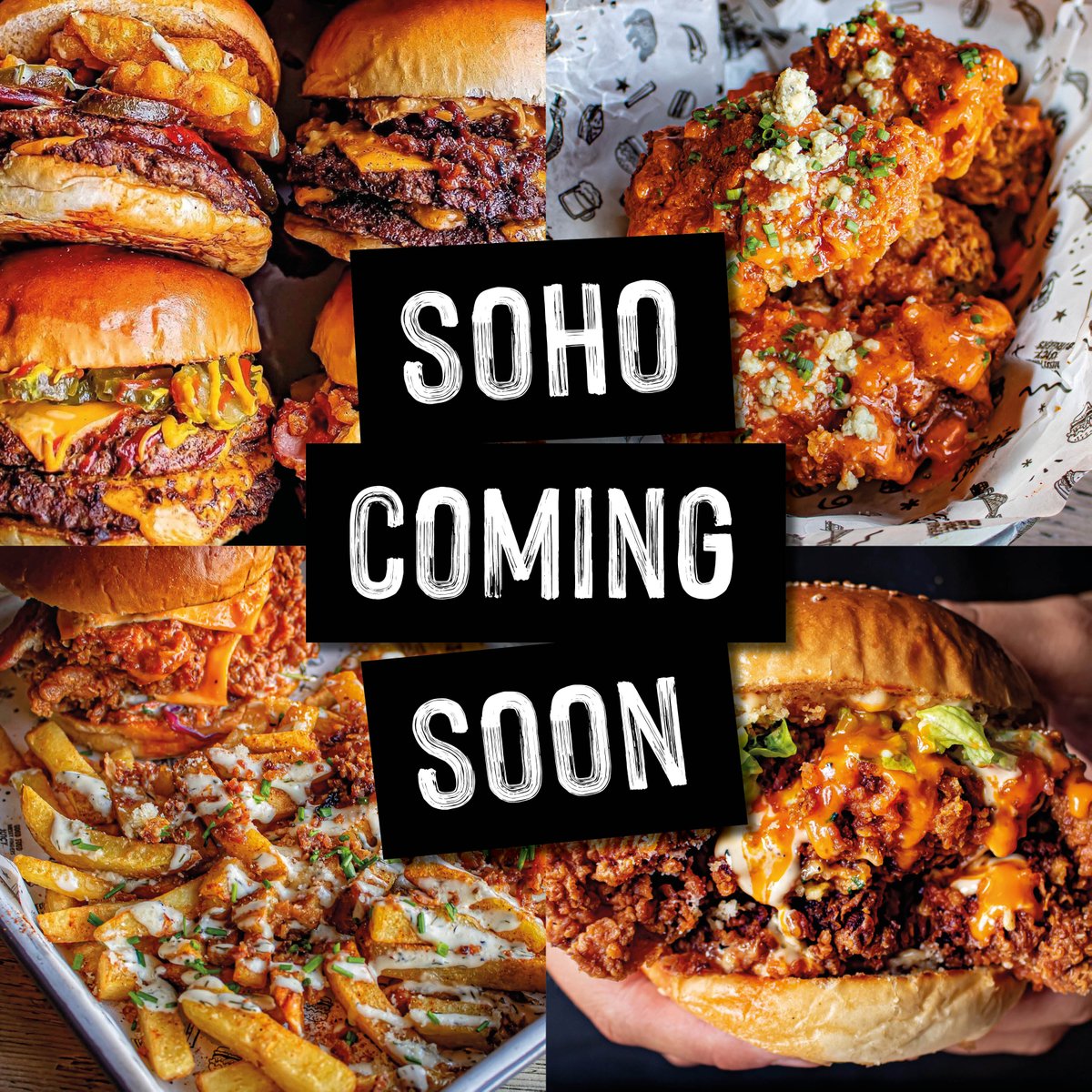 🔥 BREAKING BURGER NEWS, HELLO 𝗦𝗢𝗛𝗢 🔥

The burger's out of the bag… Fat Hippo Soho is COMING 👀

We're buzzing to announce that your favourite independent burger joint is opening on Wardour Street, smack bang in the heart of #Soho! 📍

See you soon Soho!

[COMING JUNE]