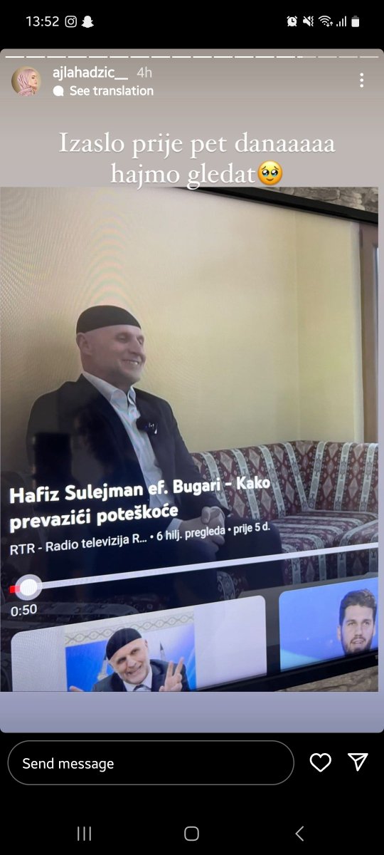 Lamyy26's tweet photo. Jel samo mene nervira Ildina sestra koja toliko smara storijima oko vjere i bukvalno forsiranjem iste?  # ajlahadzic #ildahumic #caosvima https://t.co/cRXFv88YqQ