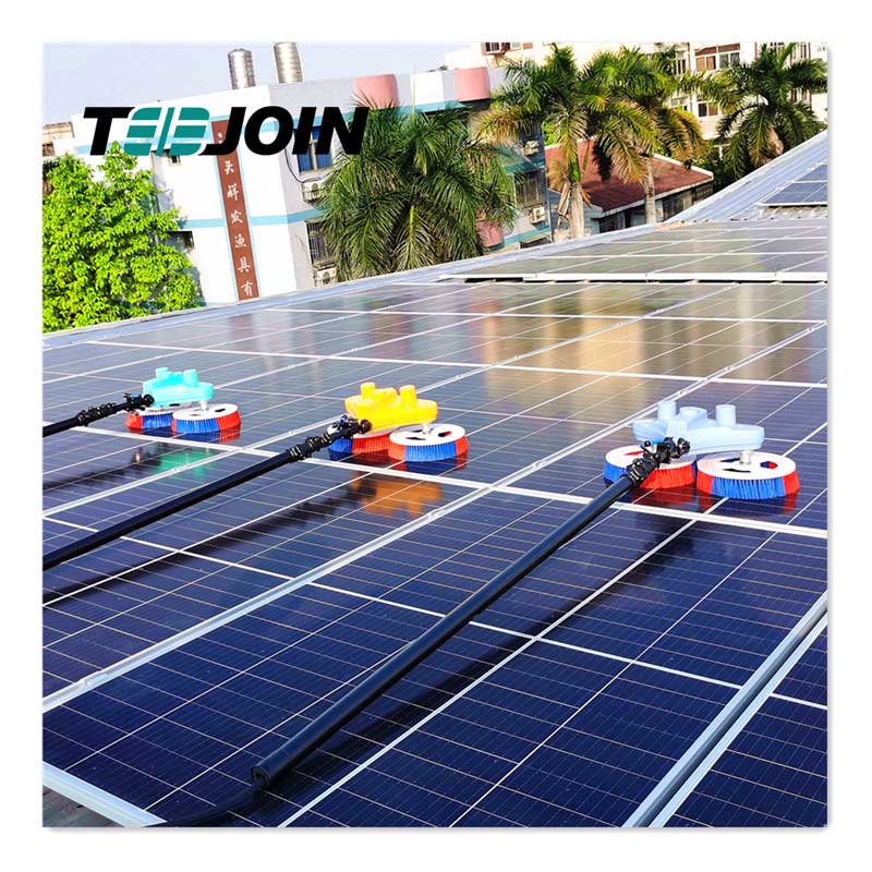 teejion's tweet image. 5.5m double-head Solar Panels Telescopic Handle Electric Brush Kit Cleaning Tool Washing Equipment

Brand Name:Teejoin
Power:180W
Speed:300 rpm
Official Web:
teejoinsolar.com
#SOlarPowerlight #SolarPower #solarpowersystem #solarbattery #solarenergy #solarpanels