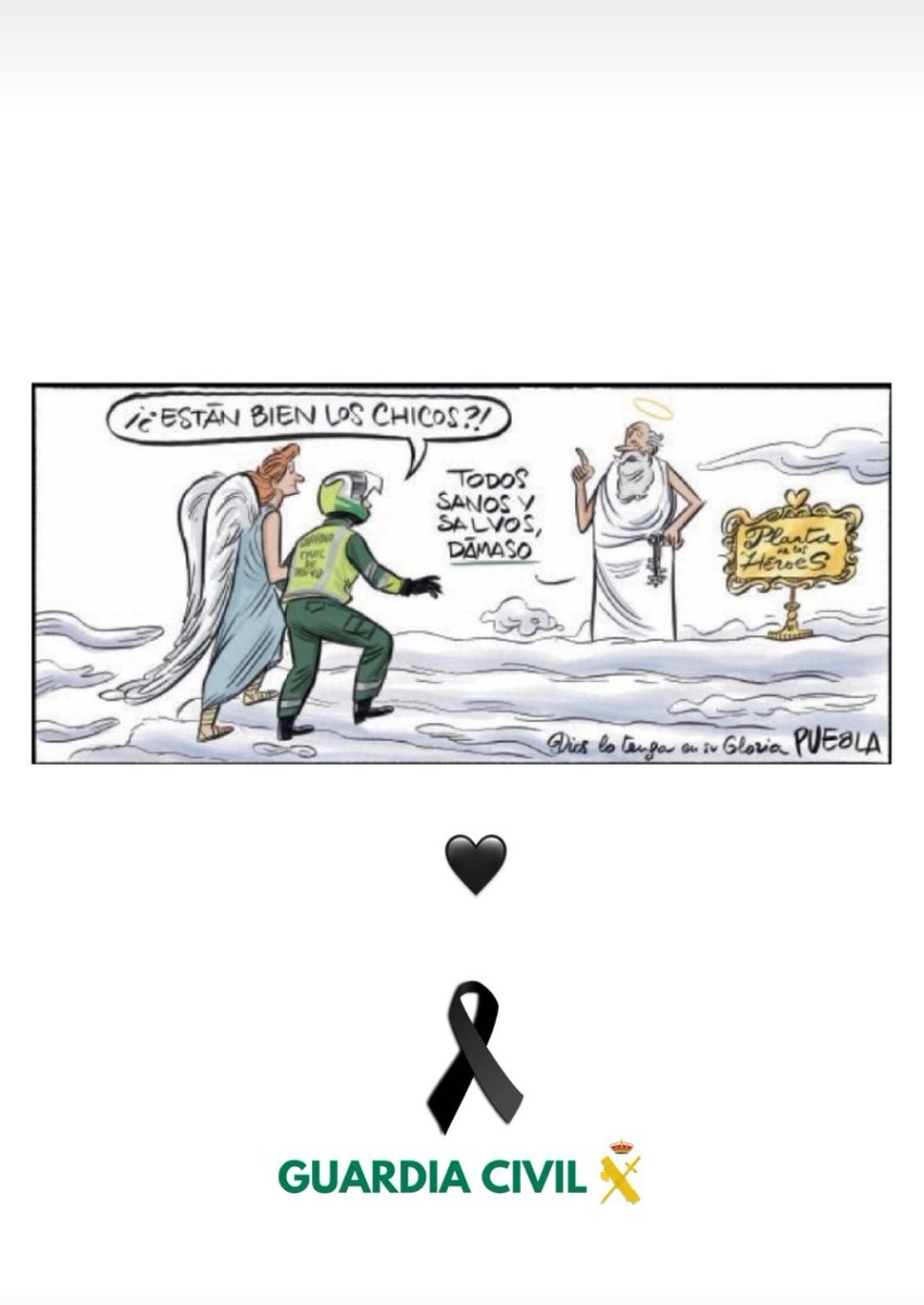 guardiacivilzg's tweet photo. Todos a salvo gracias a ti, Descansa En Paz compañero https://t.co/zEy7bIVjZ6