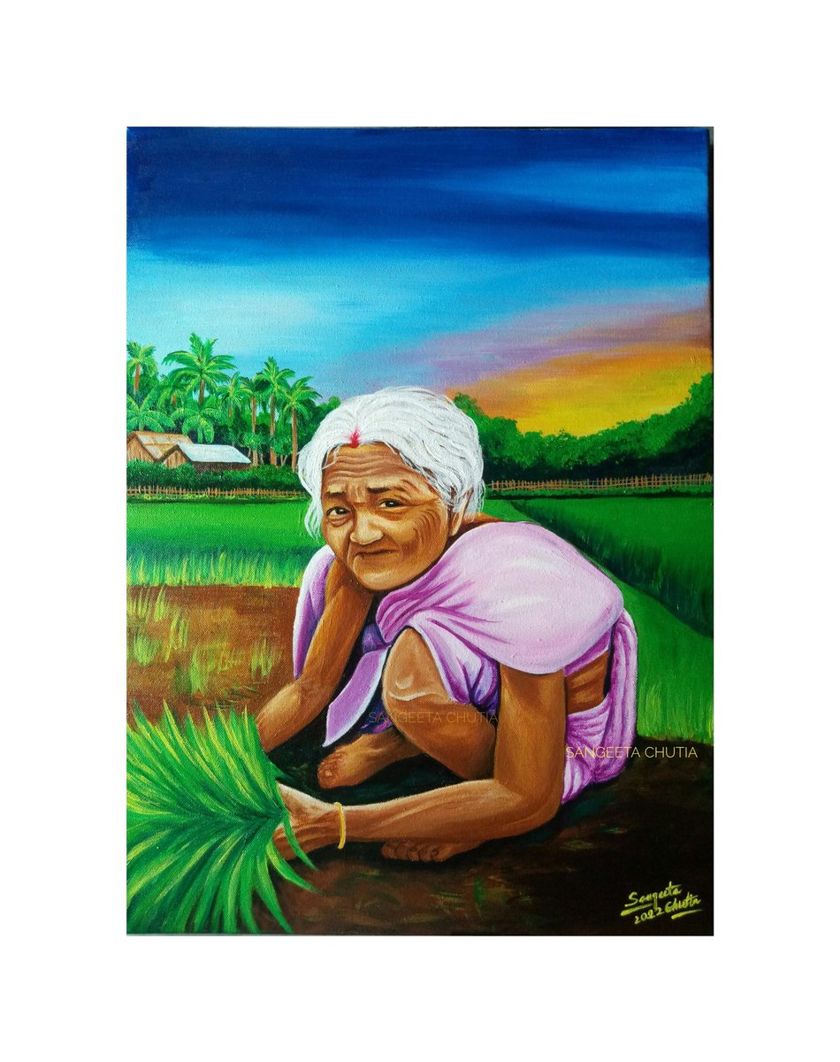 ChutiaSangeeta's tweet photo. Acrylic on Canvas.
Size: 18x24inch.
#acryliconcanvas #sangeetachutia #art #canvas #assamesewomen #oldwomen #assameseartist https://t.co/j4QGfOzbbZ