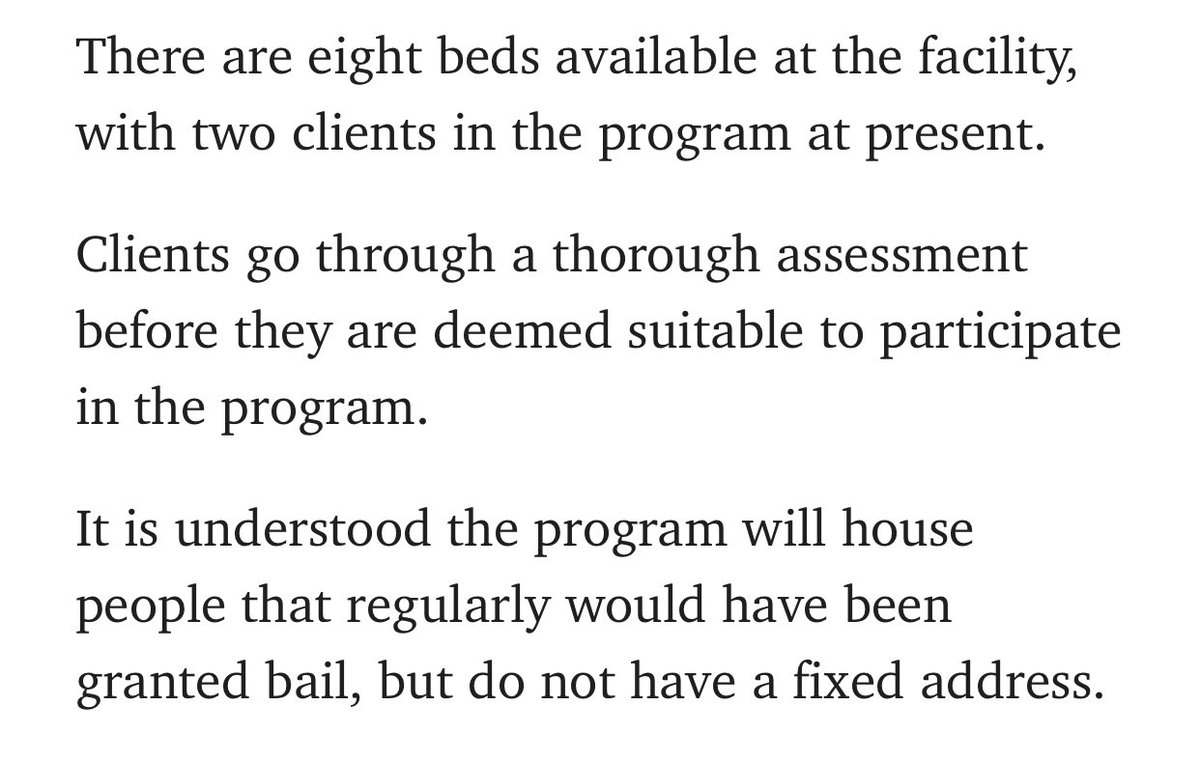 sncrlynotsorry's tweet photo. If they’re genuinely committed to providing an accommodation option for folks, the funding/oversight wouldn’t sit with Corrections, &amp; it should be managed by an ACCO 

2/2 https://t.co/ikXqXgZKLw