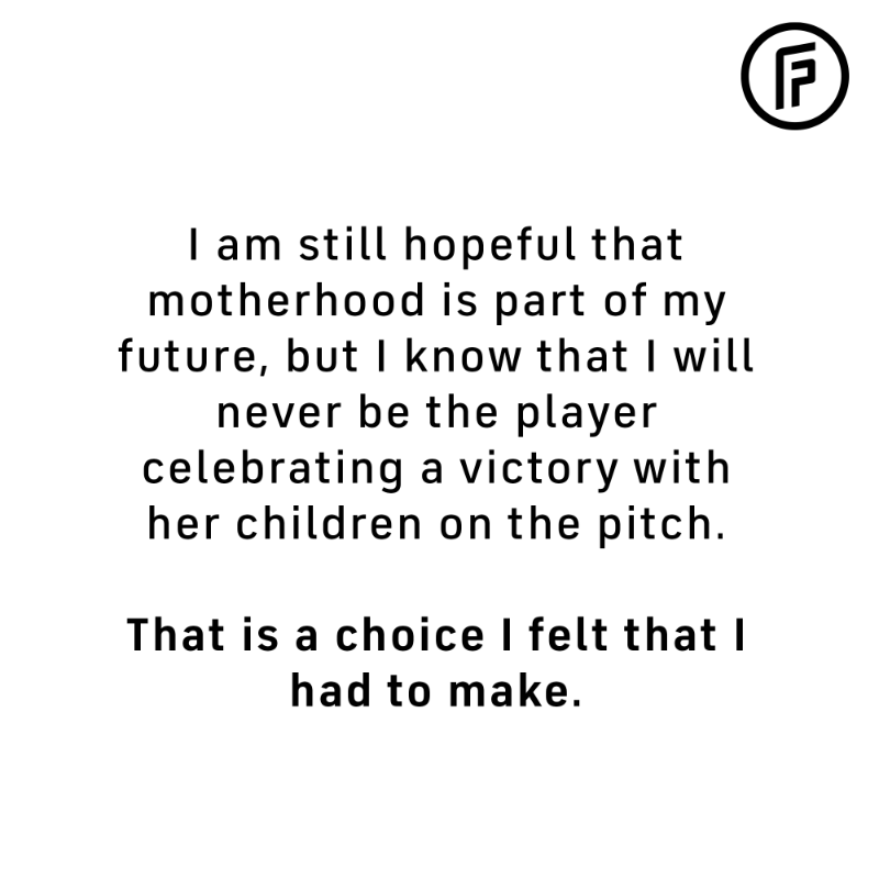 FIFPRO's tweet photo. Now 34, Danish midfielder Sanne Troelsgaard looks back on the difficult choices she felt she had to make to protect her career.