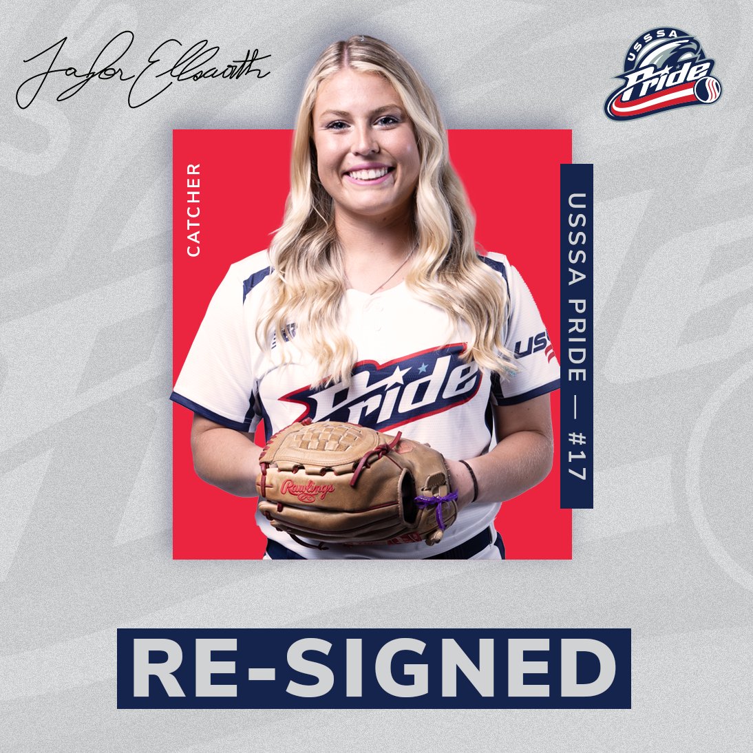 USSSAPride's tweet photo. Welcome back, @TaylorEllz10!  🎉 We are thrilled to have you return to the USSSA Pride and can't wait to witness your brilliance on the field once again. Your talent, dedication, and passion for the game are truly an inspiration to us all! 🥎

Let's #goPride https://t.co/4wSIWxv45T