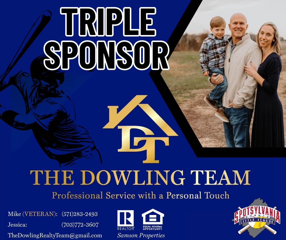 VASCLL's tweet photo. Help us give a warm welcome and thank you to our new Triple Sponsor, The Dowling Team with Samson Properties, for sponsoring the 2023 season. 
The Dowling Team with Samson Properties is a family-oriented husband-wife realty team. 
Thank you for being part of the community's team! https://t.co/cuRXmSZReZ