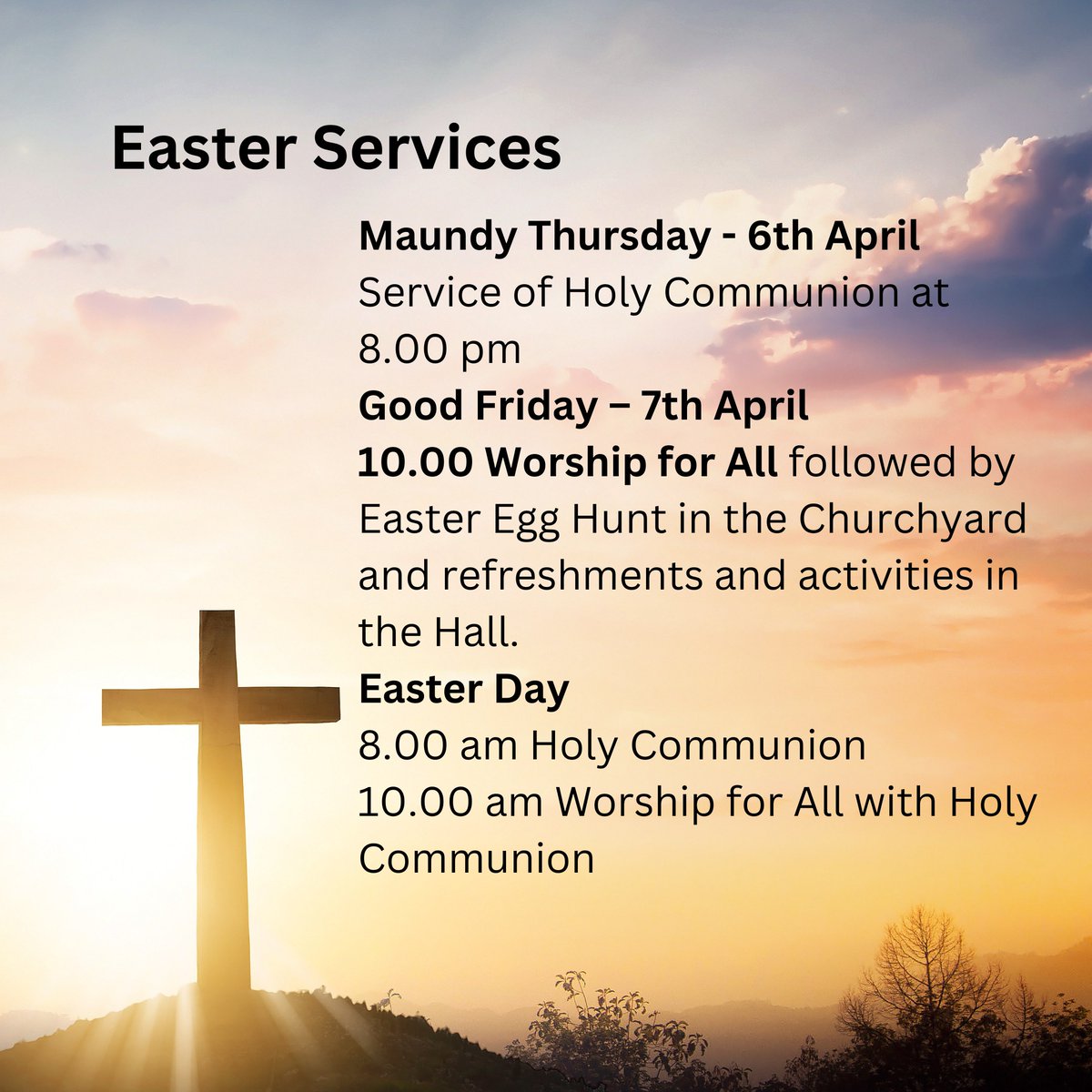 StByfleet's tweet image. Looking forward to Easter?...
Here's our list of what's coming up.

#Byfleet #Easter2023 #EasterEggHunt #JesusChrist #StMarys