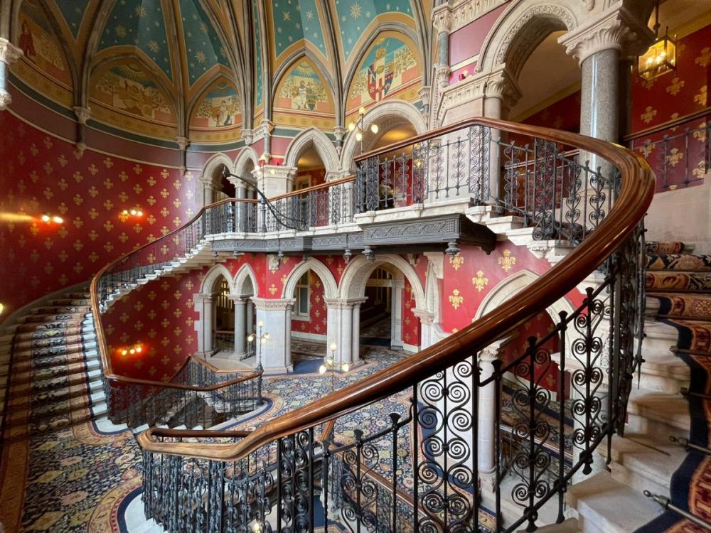 And, of course, the former Midland Grand Hotel was refurbished. All of its details were carefully re