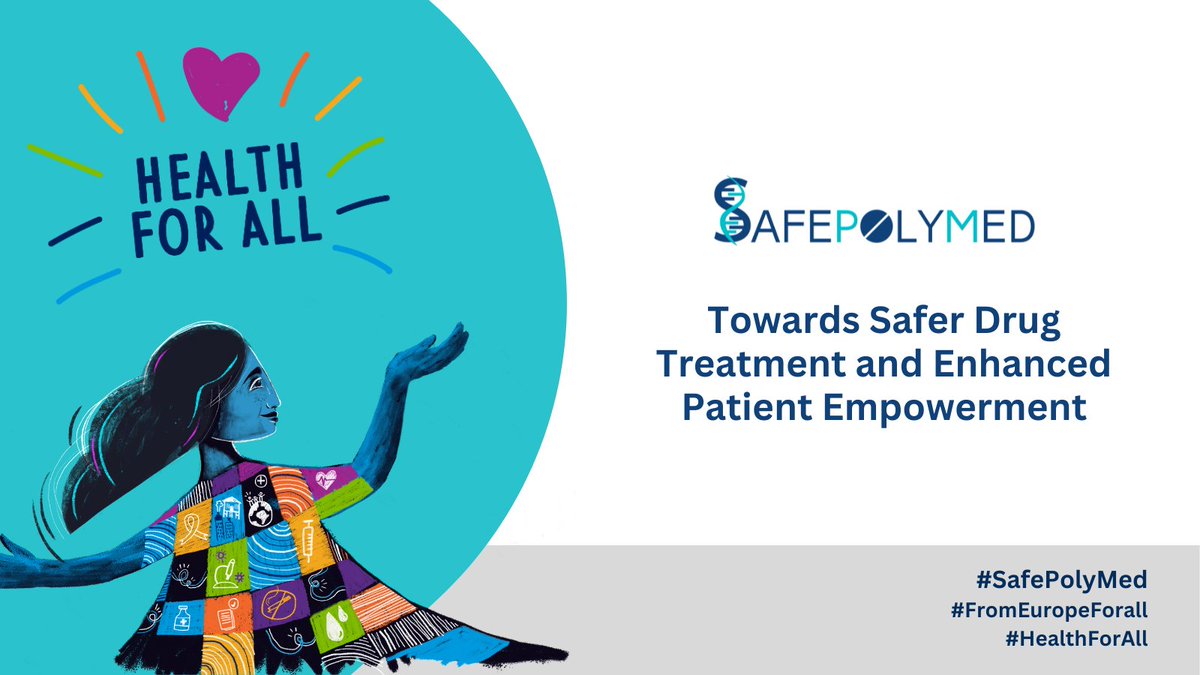 🌐It's #WorldHealthDay, and we're drawing attention to #SafePolyMed - an EU-funded project aimed at increasing drug safety. With innovative tools, we're empowering healthcare providers and citizens. 
For more about us: safepolymed.eu

#FromEuropeForAll #HealthForAll