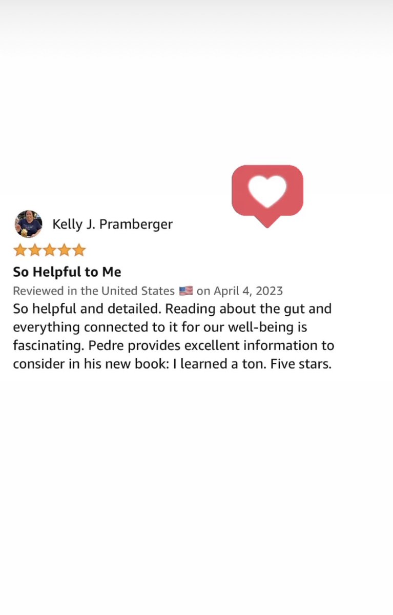 DrPedre's tweet photo. Reviews for THE GUTSMART PROTOCOL are already coming in… ⭐️⭐️⭐️⭐️⭐️ Get your copy here: https://t.co/9eUQTx3FCe https://t.co/EUTqBzmFtL