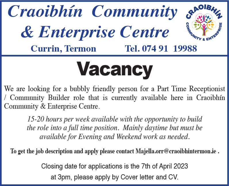 Applications closing today at 3pm