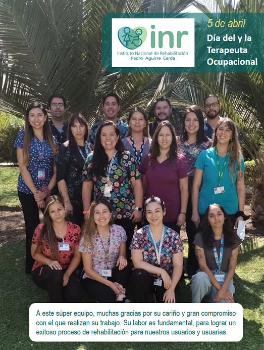 inrpac's tweet photo. Enviamos un cariñoso saludo a tod@s los Terapeutas Ocupacionales de nuestro país, en especial a tod@s aquell@s que ejercen en nuestro Instituto, quienes hacen un maravillosos trabajo.
¡FELIZ DÍA! https://t.co/3uPG5HlImF