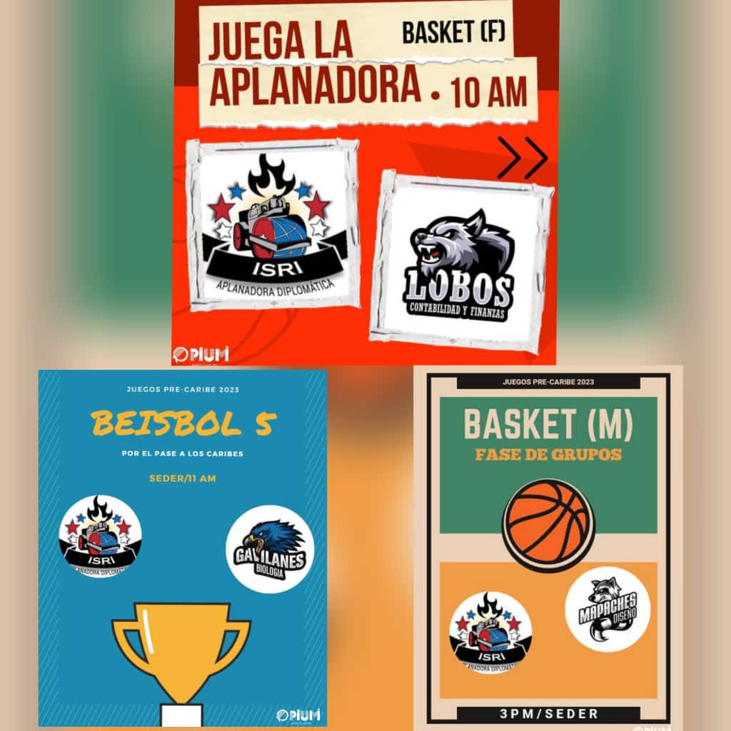 DiploAplanadora's tweet photo. 💪Andamos activos y hoy el SEDER tiembla 🥵con la muy posible clasificación del #DIPLOTEAM😎 en estos Juegos Caribe 2023🏆.
Resultados proximamente😉... https://t.co/TbycqGkgP4