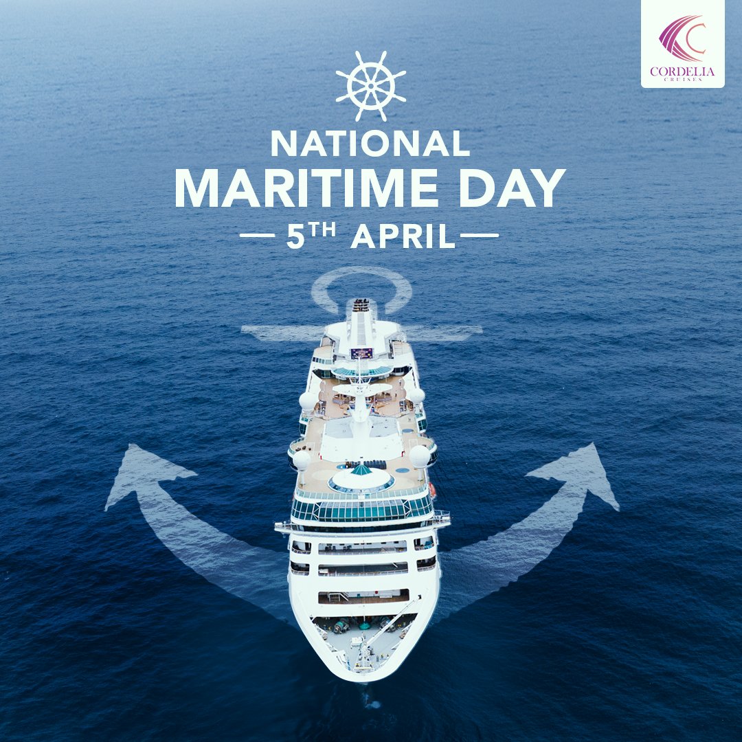 CordeliaCruises's tweet photo. This #NationalMaritimeDay we salute our seafarers' unwavering dedication! 
We're proud to support the nation's maritime economy and are excited about the opportunities it presents to boost the country's economic growth and global standing. 
#cordeliacruises #maritimeday https://t.co/YAqE6o4Xre