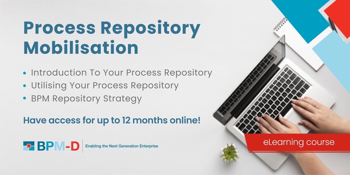 This three-day mobilisation workshop offers focused support for users to successfully set-up their repository and create the foundation for enterprise-wide impact of the process repository.

bpm-d.com/process-reposi…

#processmodeling #processmanagement #bpmn #BPM_D