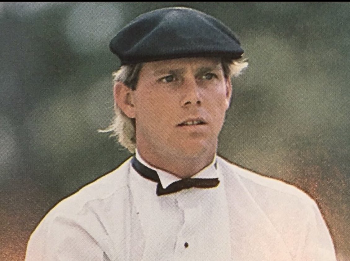 bamabearcat's tweet photo. This is your annual reminder that Payne Stewart once played in the Masters Par-3 tournament while wearing a tuxedo https://t.co/T3iTHYeF1z