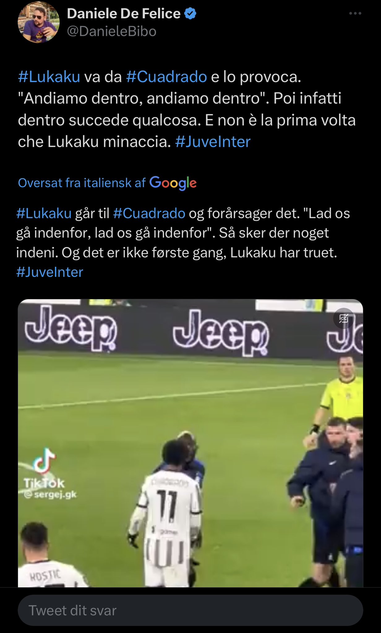 𝗚𝗝𝘂𝘀𝘁𝗷𝘂𝘃𝗲 🎥 on Twitter: "@thomasandrea80 @AndrewPrasana @TomTomKrus at the stadium. Reports speaking about majority are incorrect. and ban who did it (Juve did and will continue to do so,