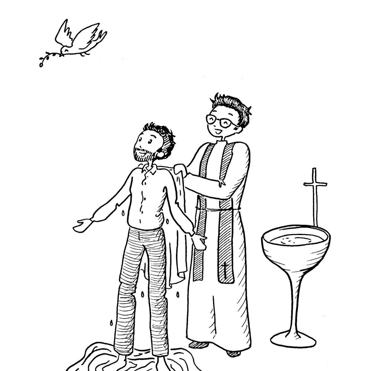 PEtienneJ's tweet image. La renaissance baptismale de @KTQmenenJoie, c&apos;est maintenant! #baptême #Pâques2023 #Vigile_pascale