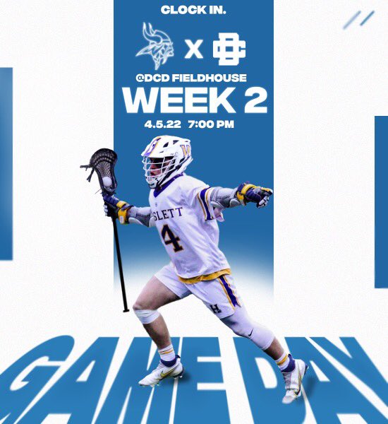 HDubLax's tweet image. 🚨Game Day🚨
🆚 Detroit Country Day
📍DCD Field House 
⏰ 7:00 PM

#ClockIN #Valhalla