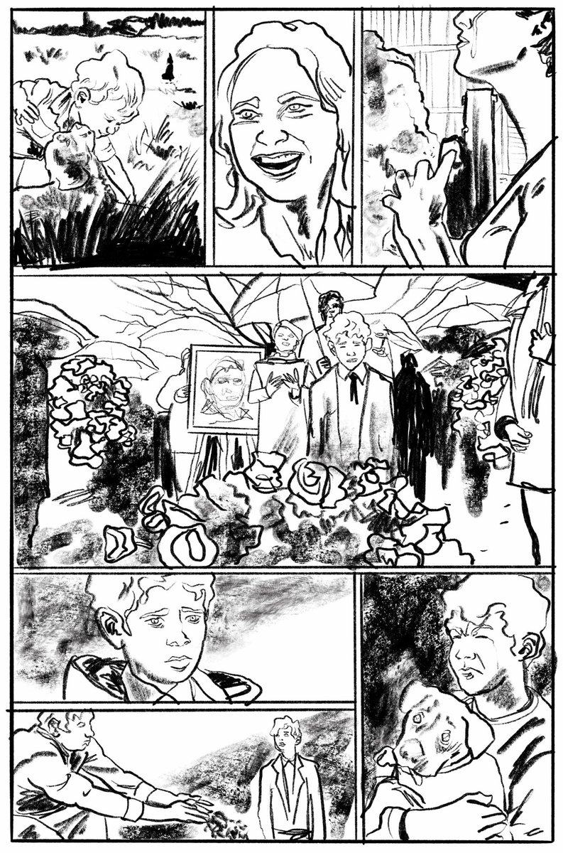 samuele_bagana's tweet photo. A draft from a new project.
#panel #wip #graphicnovel #horrorcomics #noircomics #indiecomics #indiewriter #comicwriter #comicartist #comicbookscript #comicbookwriter #followmyart #comicbookartist #comicbookartwork #comicartwork #sequentialart #fumetto https://t.co/doJGuKHVMH