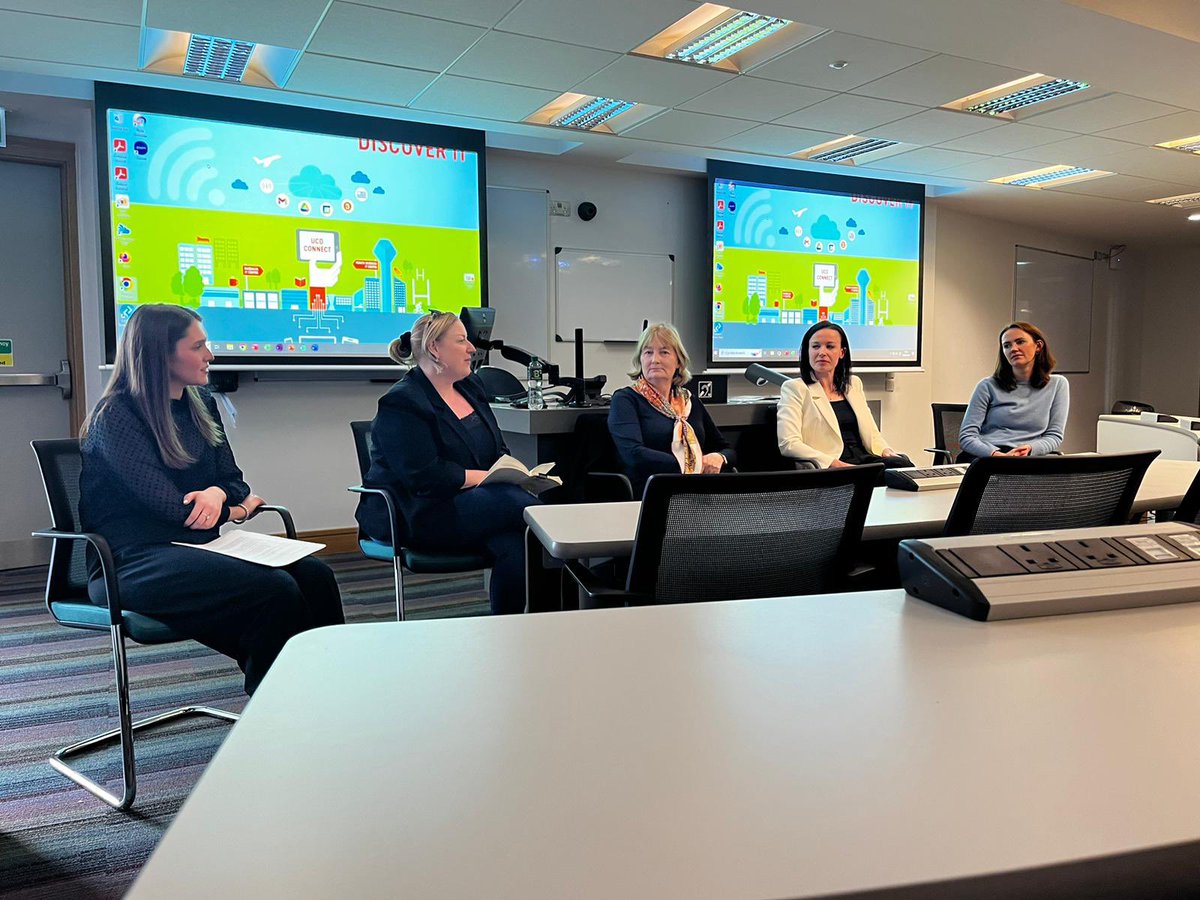 UCDLawReview's tweet photo. This year’s UCD Law Review Annual Legal Forum was a success!

We had a lively and informative panel discussion with members of the audience involved for Q&amp;A as well as networking. Each of our panelists gave fascinating insights while reflecting on their respective backgrounds. https://t.co/fCVQz5ylUu