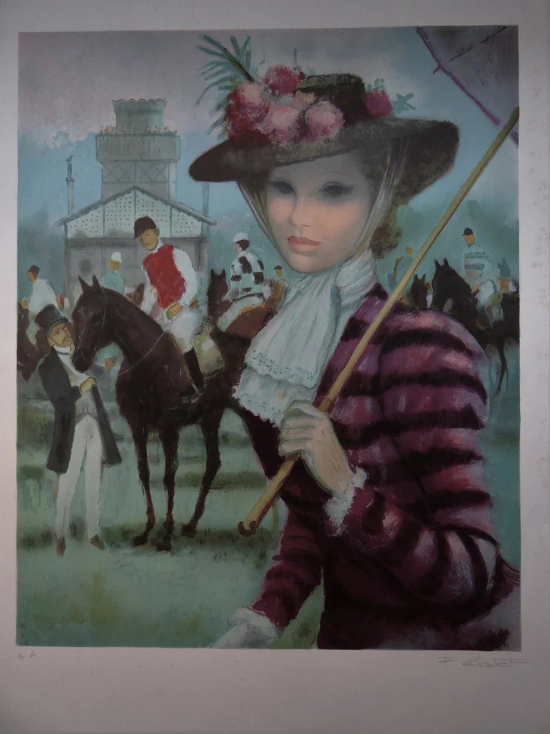 marieartcollec1's tweet image. Francois Batet, original handsigned lithograph, retro equestrian decor, horse races @BlazedRTs @Retweelgend @sme_rt @SympathyRTs @OnlyGreatsPics #workonpaper #wallartprints  #artprints #HandSignedLithographs @ArtistRTweeters marieartcollection.etsy.com

 etsy.me/3ZJkrTC