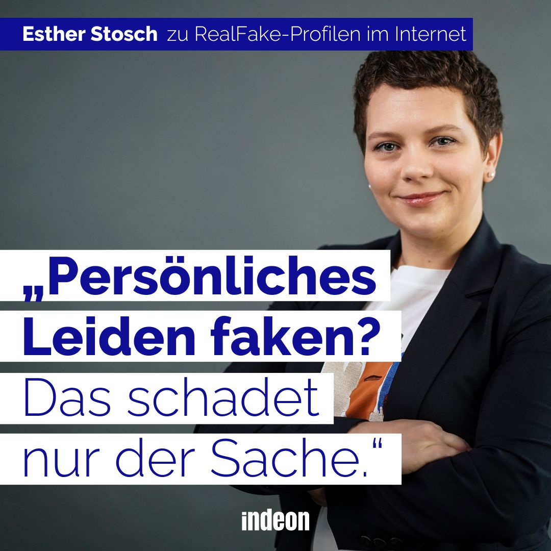 indeonMagazin's tweet photo. RealFakes sind ausgedachte Social-Media-Profile. Der Fall der Inkluencerin #JuleStinkesocke hat Wellen geschlagen, das Profil wurde als #RealFake exposed. Unsere Redakteurin @EstherStosch findet, das hat dem ganzen Thema geschadet: https://t.co/NltqTQ0Hhn https://t.co/7557UzdGUb