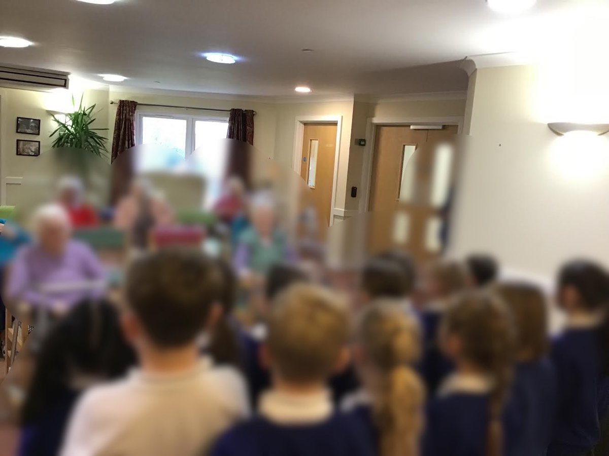 HGFSchool's tweet photo. Our choir sang beautifully at Cherry Garth Care Home, thank you for having us! @FremantleTrust #cherrygarthcarehome https://t.co/XXxrD72fOY