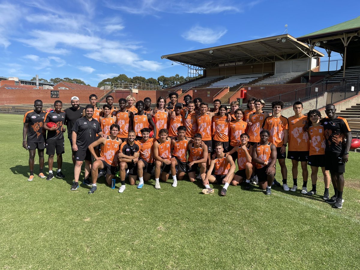 60 young people from around the country came together for the National Indigenous and Multicultural AFL Academies (Male) this week. 
 
Participants will spend the next 7 months being coached, mentored, developed and supported as they pursue a dream of one day playing in the <a href="/AFL/">AFL</a>