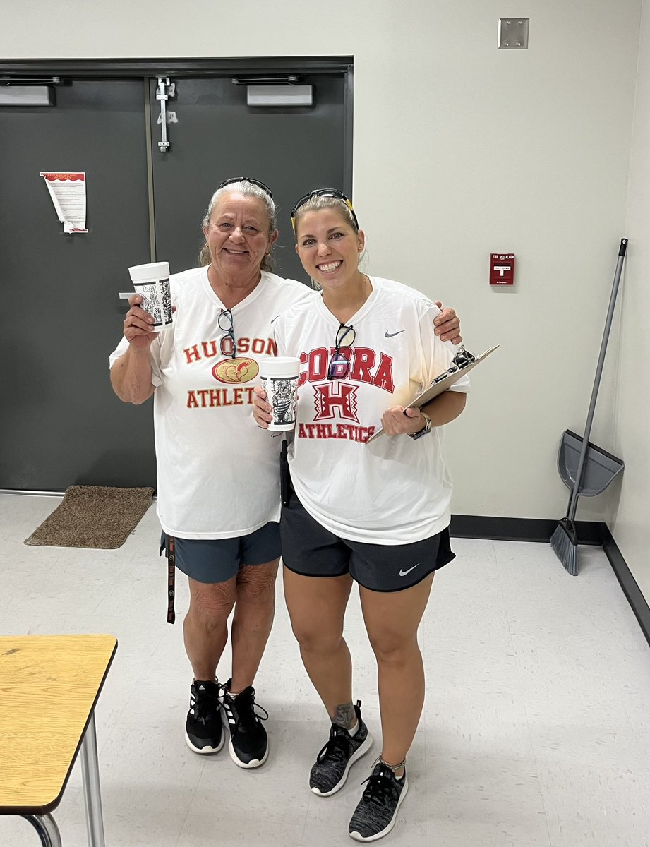 Spring Fling Career Day @ Hudson today! I want to be <a href="/HypeHeise10/">Coach Heise</a>  when I grow up ❤️💛🐍 <a href="/hhscobras/">Hudson High School</a>