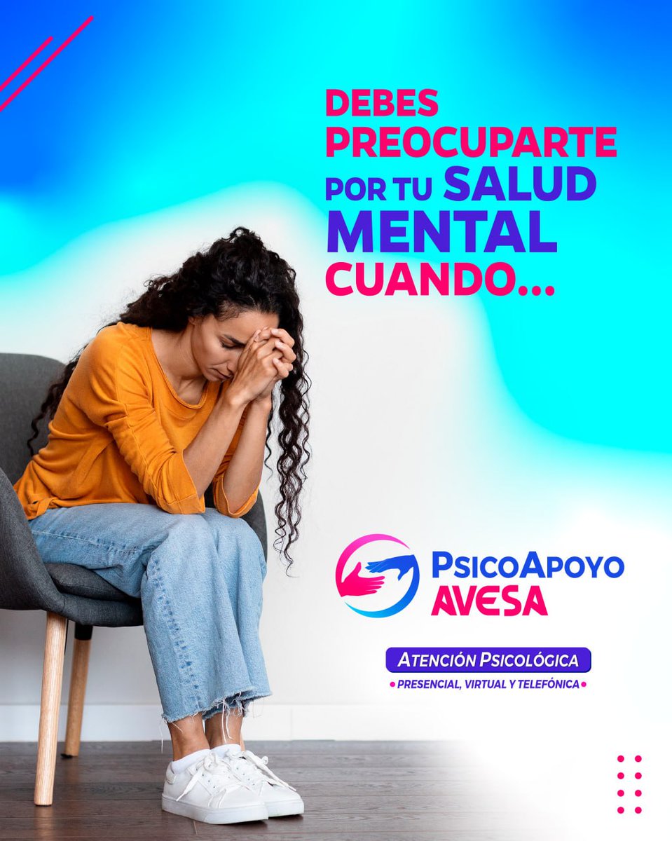 AVESA_ONG_VZLA's tweet image. En PsicoApoyoAvesa podemos ayudarte cuando tu salud mental no se encuentre en condiciones óptimas. Para citas, envía mensaje al 0424-1659742, o al correo:  psicoapoyo@avesaweb.com. Con el apoyo de @PNUD_Venezuela #TuVozEsTuPoder