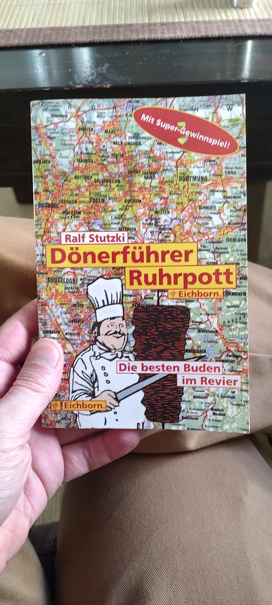 Kumpel hat mir 90er Ruhrgebiet dönerführer vom Flohmarkt mitgebracht