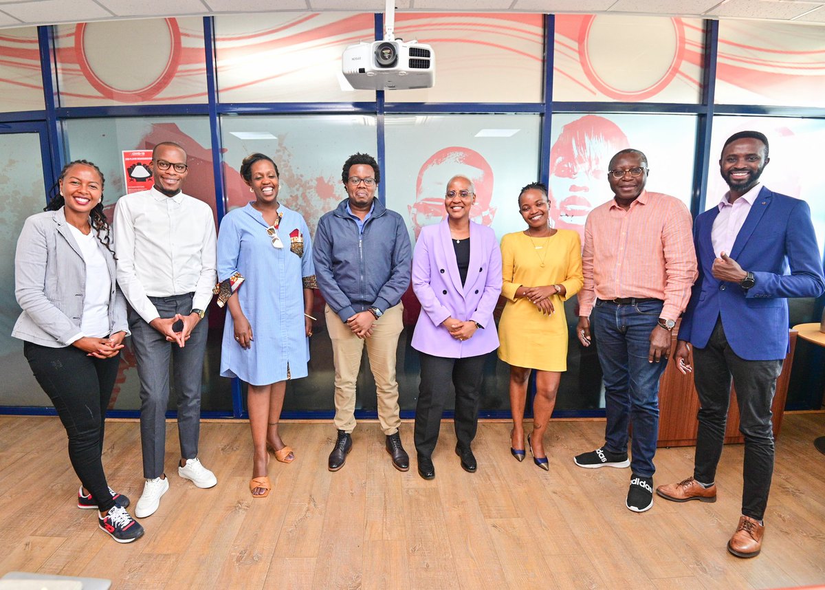 Power Learn Project team, Radio Africa Group CEO Patrick Quarcoo and leadership team participate in a discussion on potential strategic alliances at Lions Place on April 5, 2023 📸 BRIAN SIMIYU