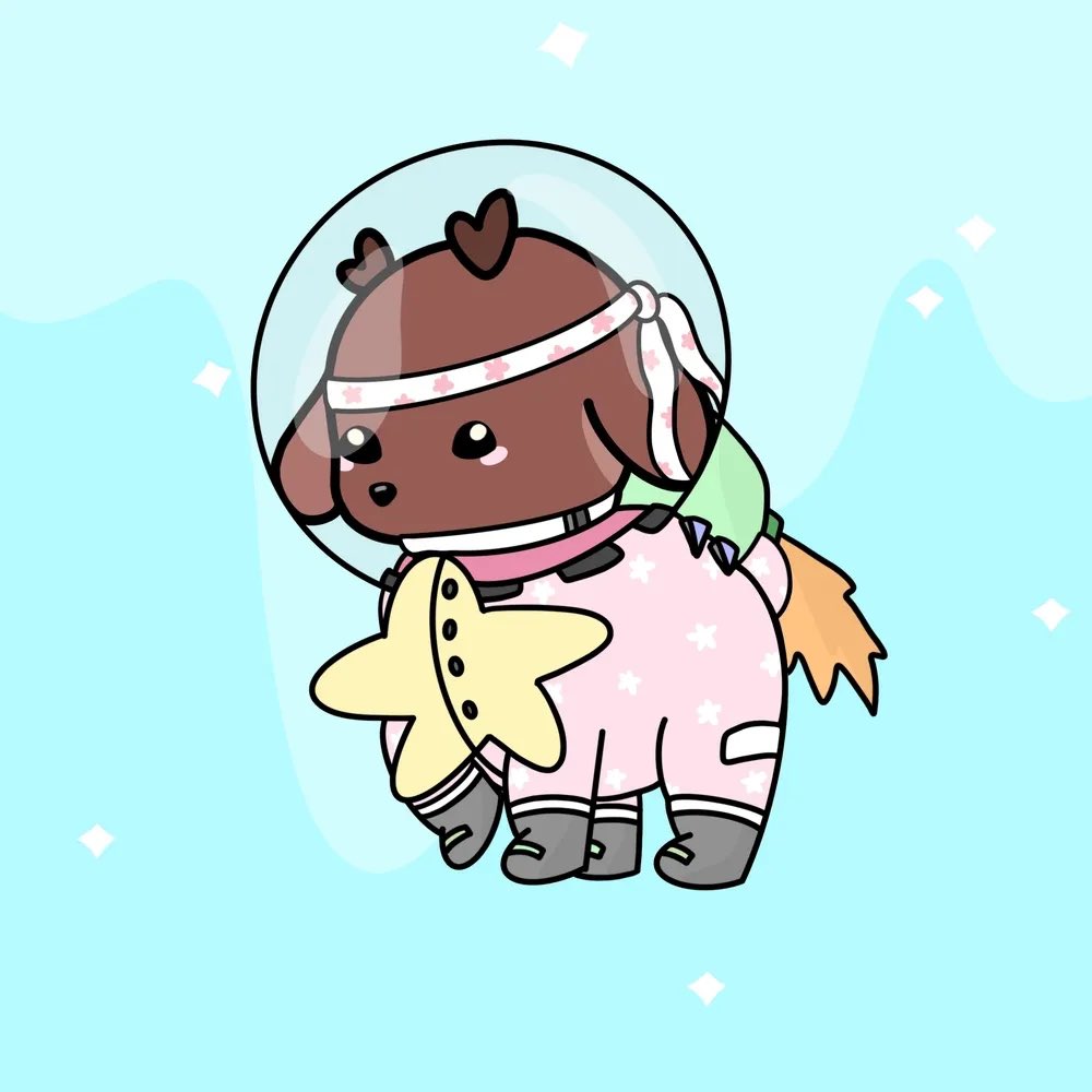 sellePLAYS's tweet photo. 🥰 GM GM fawns and frens!#AboutLastNight #NFT #MLEH #SpaceFawn https://t.co/lIrvEdYnx1