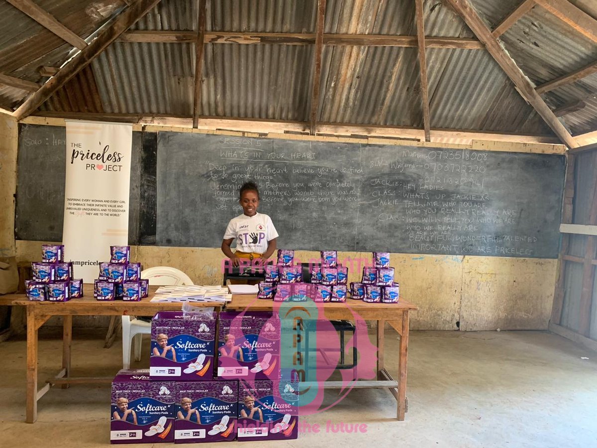 apackamonth's tweet photo. Through the #apackamonth #keepingGirlsInSchool sanitary pads initiative &amp; The Priceless mentorship; We're so proud to witness girls’ mean scores improving &amp; no new teen pregnancies @ Enoomatasiani Primary #eradicatetransactionalsex #iampriceless #endperiodpoverty #justiceforjeff https://t.co/eZhG8JjKjx