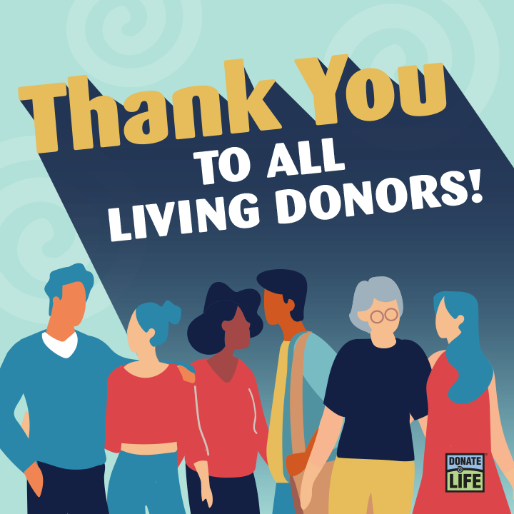 Today is #DonateLife Living Donor Day! Join us in celebrating the remarkable generosity of living organ &amp; tissue donors. In 2022, 6,500 people made the lifesaving decision to be living organ donors. #LivingDonorDay Learn more about living donation at fal.cn/3xaqb 💙💚