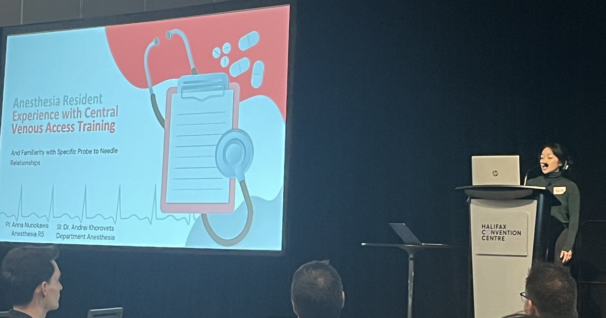 Luke Wiseman (@lukewiseman4) on Twitter photo Strong finish to resident presentations by R5 co-resident Anna Nunokawa on education around central lines! #ANESRD23 <a href="/Ropivacaine/">Dr. Vishal Uppal MBBS, FRCA 🇨🇦🇮🇳🏴</a> Strong finish to resident presentations by R5 co-resident Anna Nunokawa on education around central lines! #ANESRD23 <a href="/Ropivacaine/">Dr. Vishal Uppal MBBS, FRCA 🇨🇦🇮🇳🏴</a>