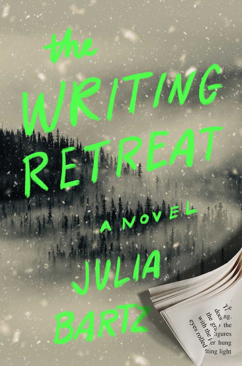 AMGrimmbooks's tweet photo. Just finished #TheWritingRetreat by @JuliaBartz, and it's amazing! So dark and twisty, atmospheric and #gothic. My favorite read of the year. Pick it up - you won't be disappointed. 

#AmReading #BookLover #ReadThisIBegYou https://t.co/JWIZojgNzP