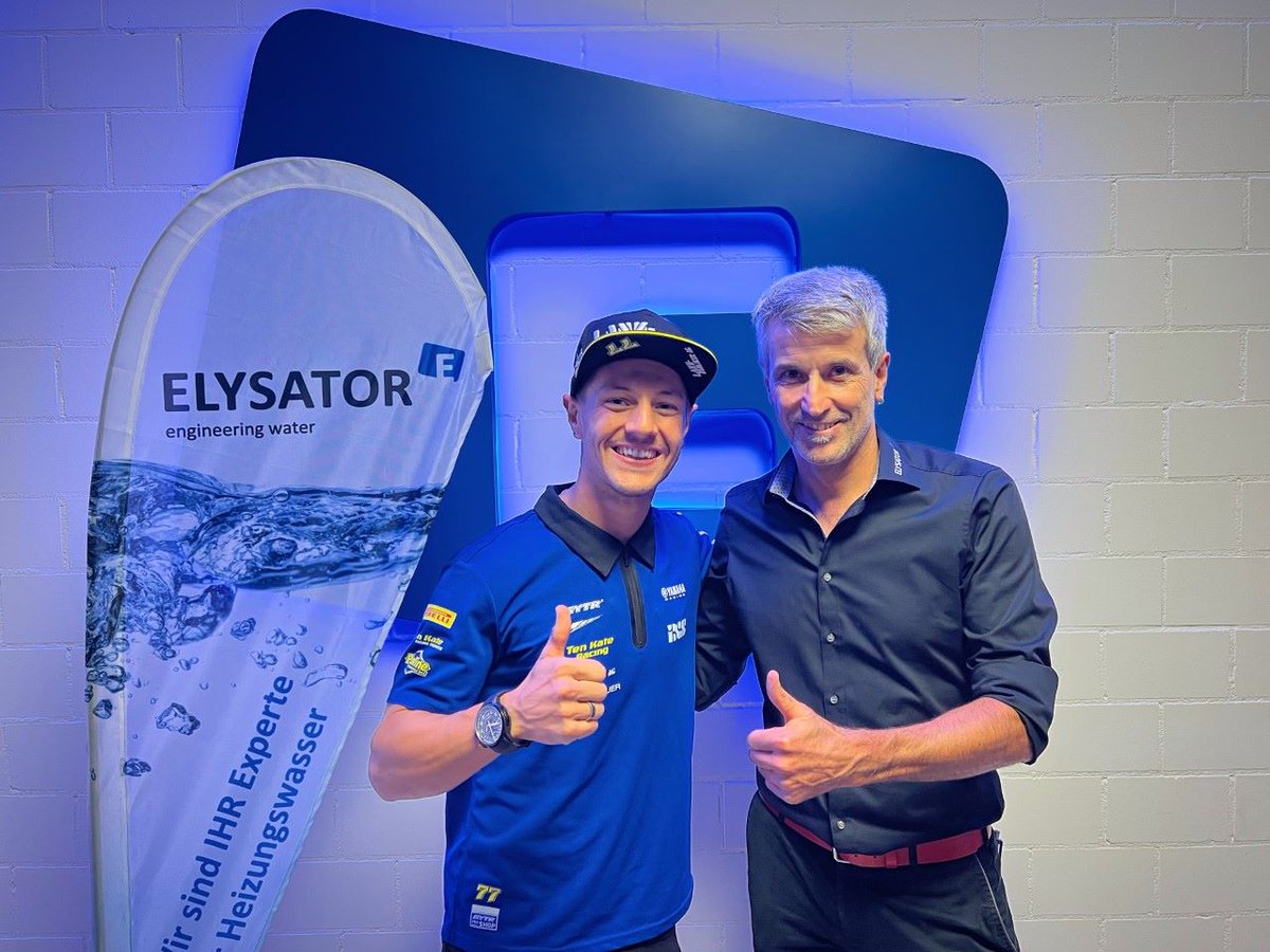 DomiAegerter77's tweet photo. #ELYSATOR - an ongoing succesfull partnership
Read the full story 👉
https://t.co/CucjHUt4eO
#DA77 with @GRTYamahaWSBK racing in @WorldSBK
@yamaharacingcom #R1
#ARAI
#IXS
#FiveGloves
#DaytonaBoots https://t.co/niayJpafif