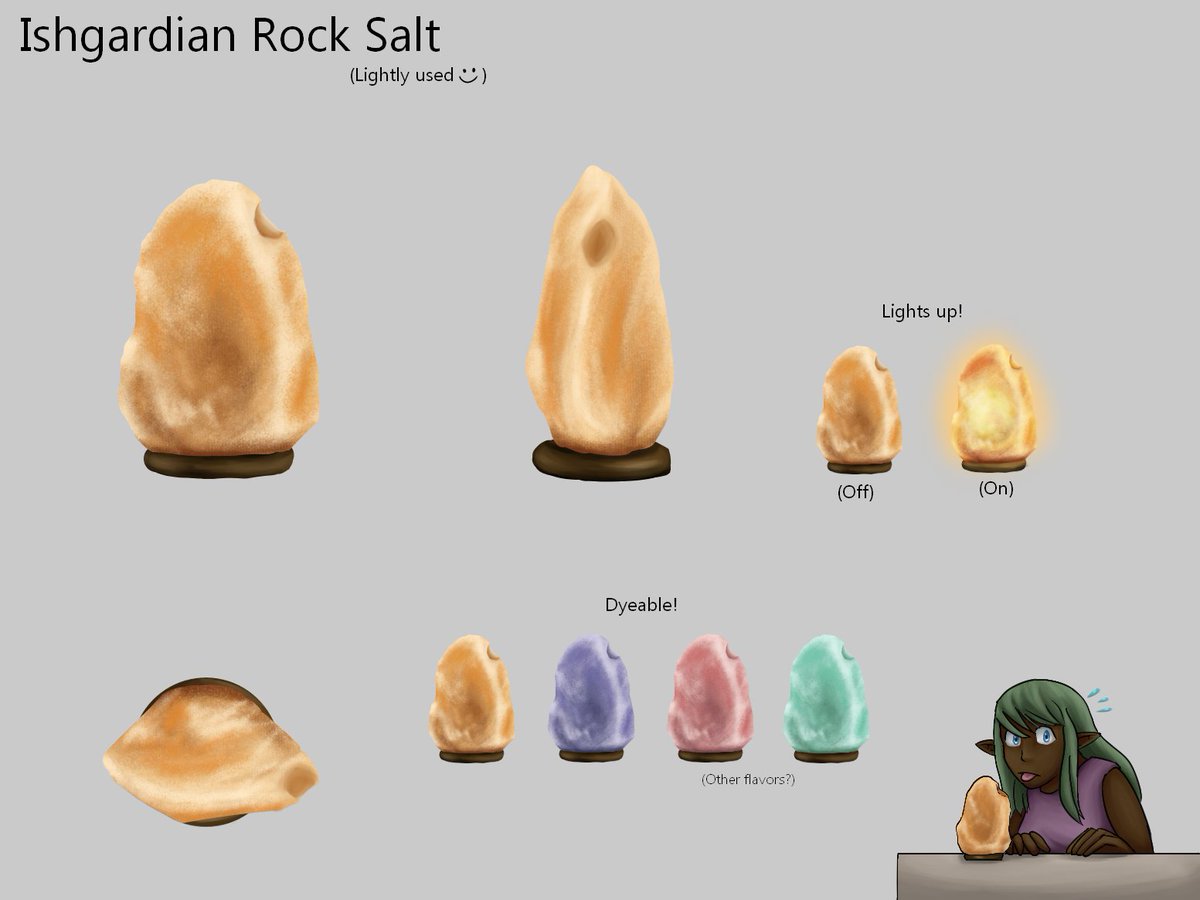 /r/FFXIV on Twitter ""Ishgardian Rock Salt, my entry to the furnishing