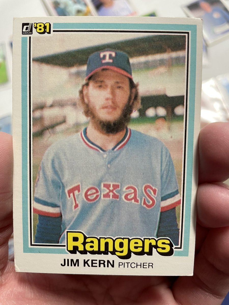 TXBaseballCards's tweet photo. It’s the card that’s out of focus #StraightUpTX #TexasRangers https://t.co/9VUlDL8WLA